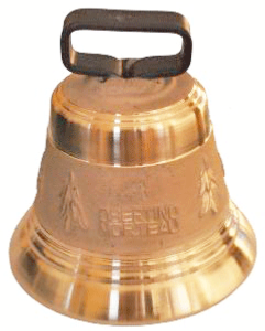 8 Pièces Clochettes De Vache En Bronze Antique - Cloches Pour Bétail, Moutons, Chevaux Avec Boucles Et Ficelle De Chanvre 20 M