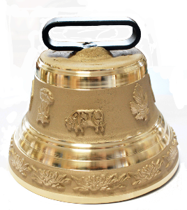 Cloche de vache en bronze - diamètre 15cm