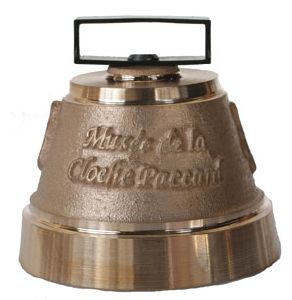Cloche souvenir en bronze N°3 - boucle métallique