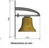 Cloche de façade classique personnalisable