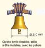 Cloche  Tradition  style "lancé" personnalisable (maison,chapelle)