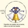 Cloche  Tradition  style "lancé" personnalisable (maison,chapelle)