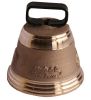 Cloche souvenir en bronze N°6 - boucle métallique