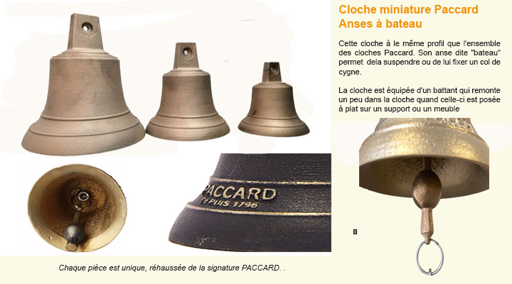 cloche marine en bronze -Paccard