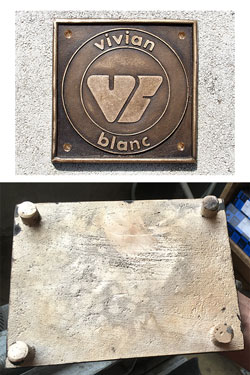 plaque_bronze_technique_cire_perdueorative_juin_1940