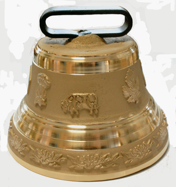 Matériaux d'Antan : CLOCHE PERSONNALISABLE BRONZE H26