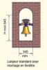 Cloche  Tradition  style "lancé" personnalisable (maison,chapelle)