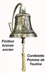 Cloche de façade  type marine personnalisable
