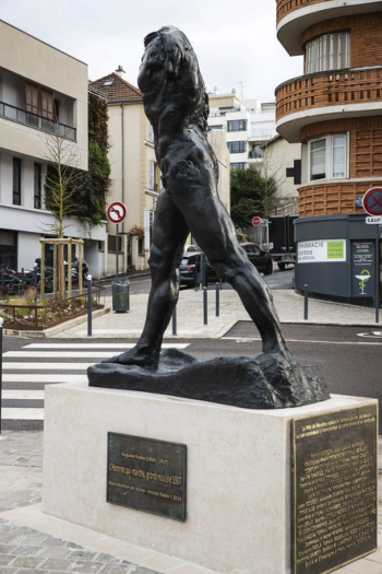 Plaques en bronze pour inauguration d'une sculpture  Ville de Meudon