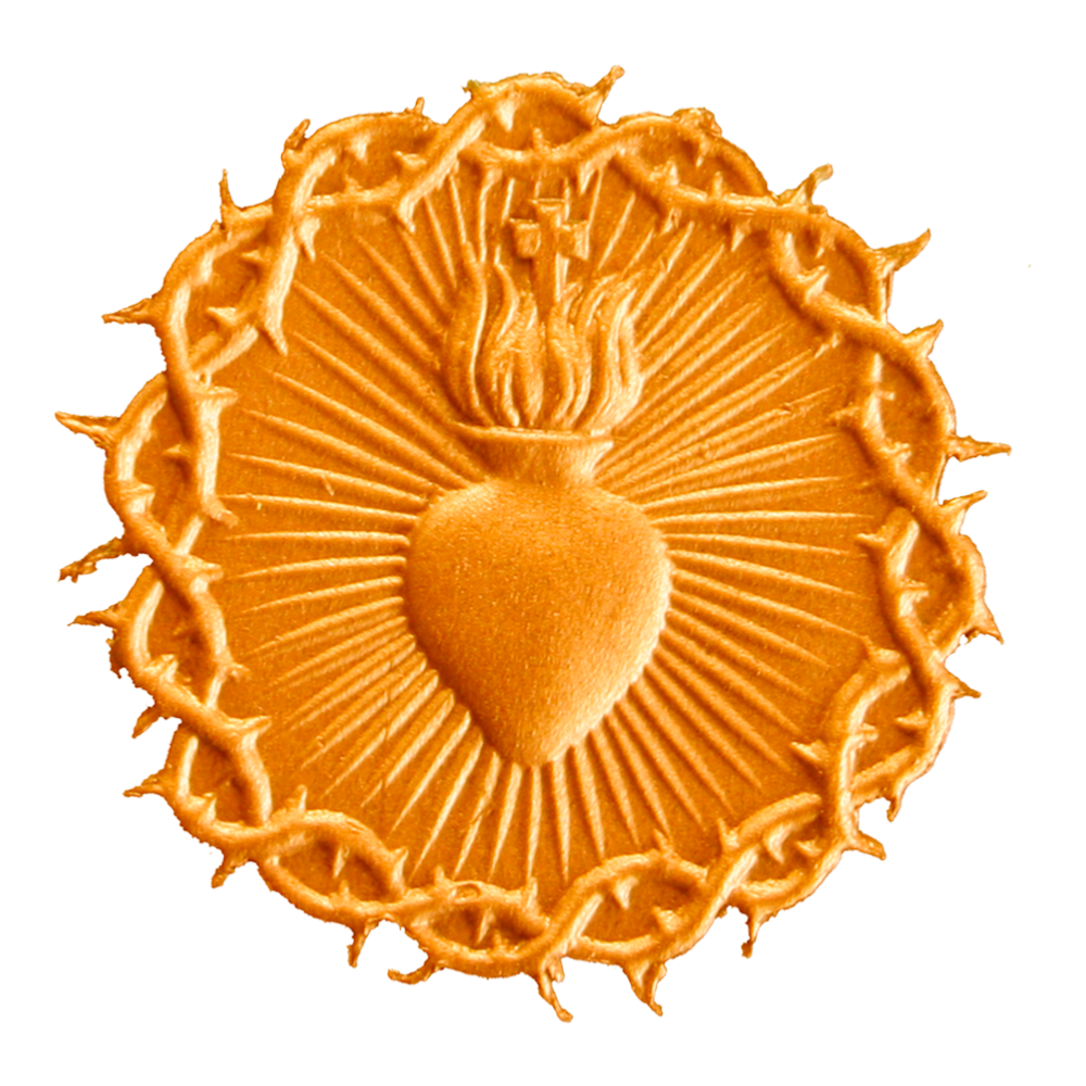 Couronne d'�pines et Sacr�-Cœur
