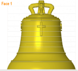 Personalized bell as an original religious gift