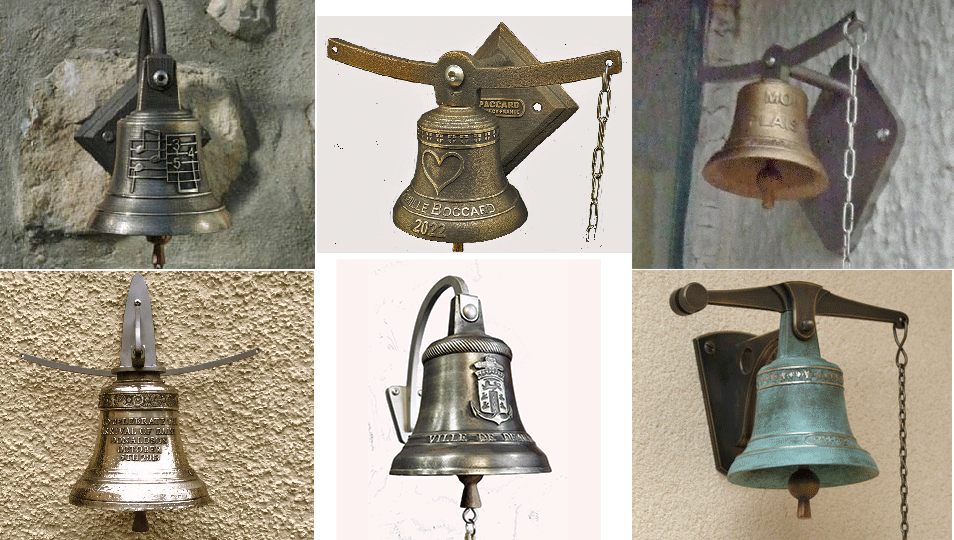 where find bronze door or house bells in genuine bronze