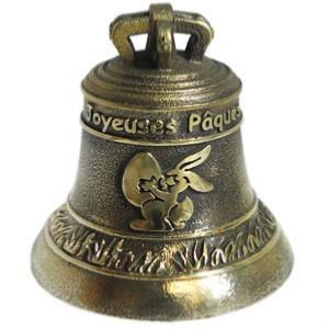 Bronze bell object of an original personalized gift for EasterCloche miniature Paccard  comme cadeau original personnalis pour Pquesn mariage