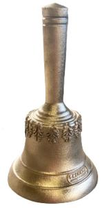 Cloche en bronze Paccard avec son manche en bronze