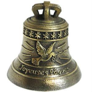 Bronze bell object of an original personalized gift for Easter