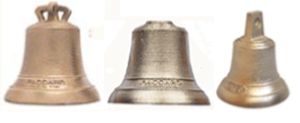 Small genuine bronze bells